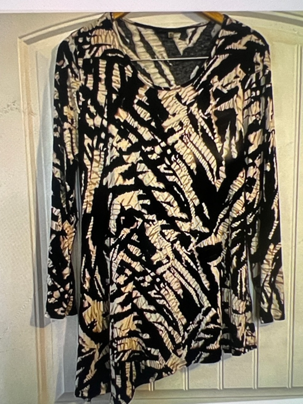 Rose & Olive Stretchy Tunic Top